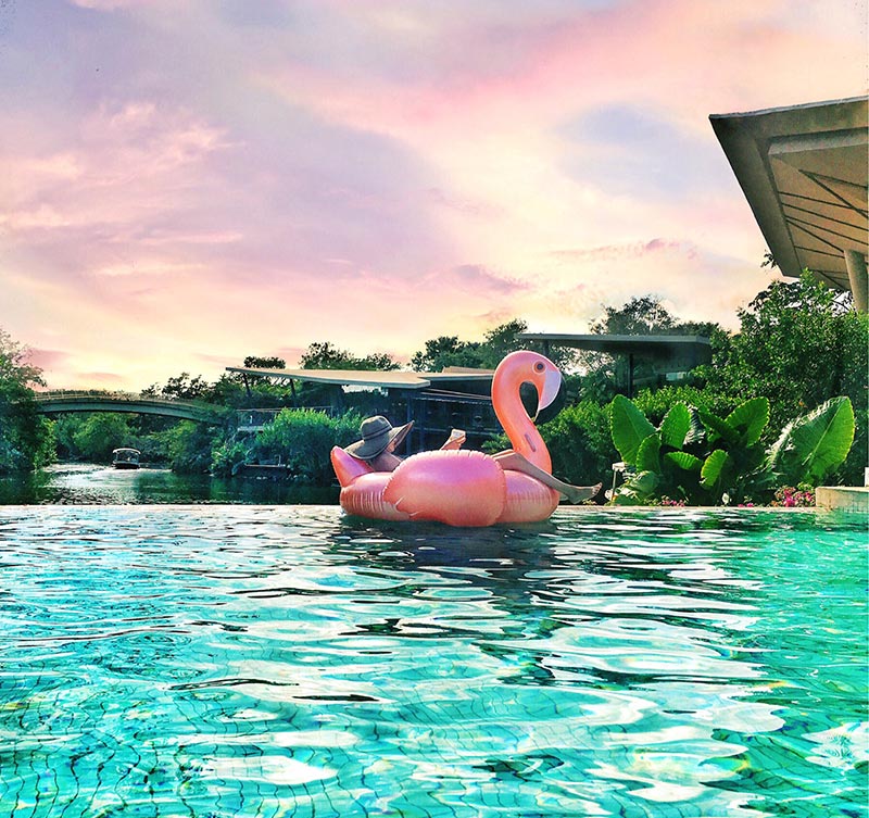 Pool view, Rosewood Mayakoba