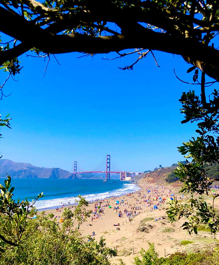 Baker beach, San Francisco