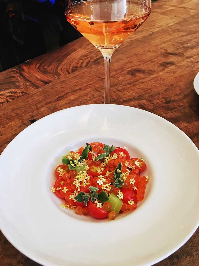 1000 tomatoes at Le petit Crenn